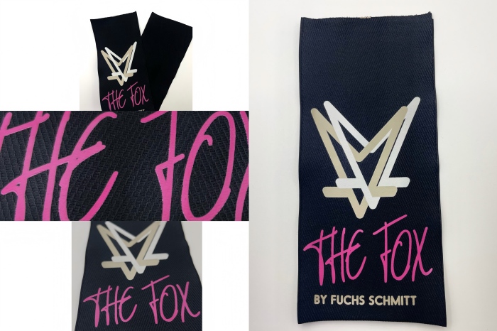 Elevate Brand cum Seamless eget magnae Twill Labels et Silicone Typographia